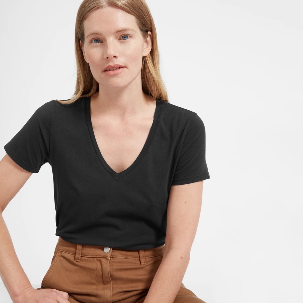 Everlane The Cotton V-Neck